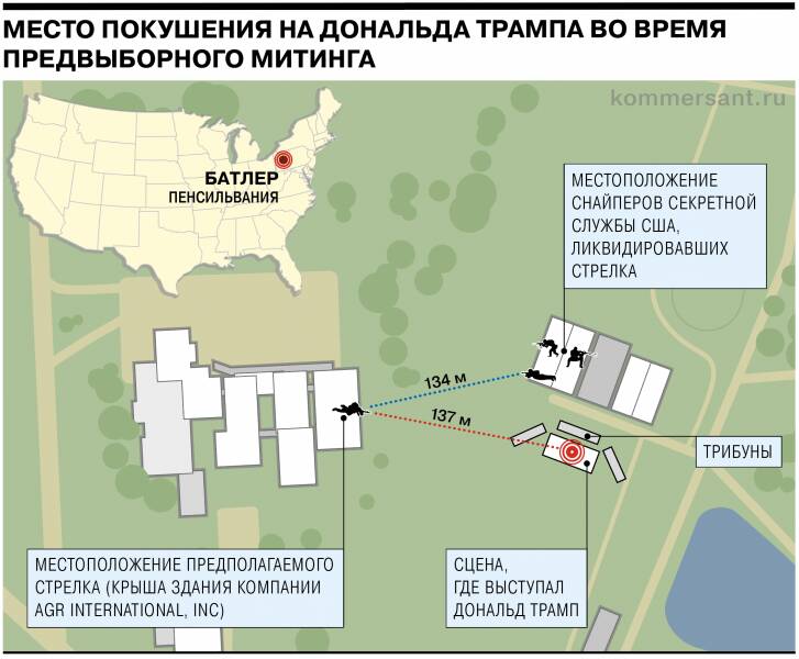 WSJ: в автомобиле стрелявшего в Трампа обнаружили взрывные устройства